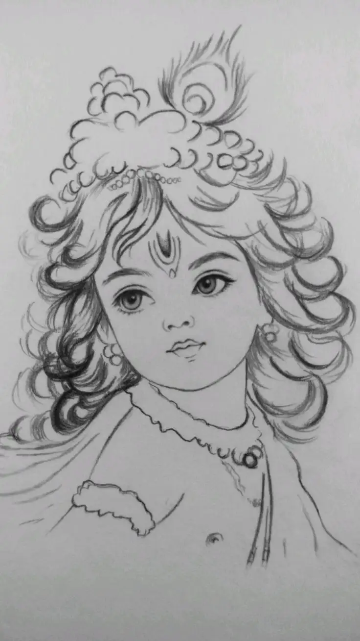 krishna-drawing-images-2 Krishna Drawing Images