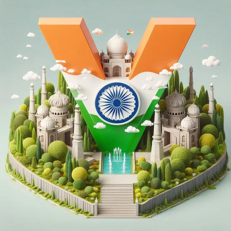 v name tiranga image-10 V Name Tiranga Image