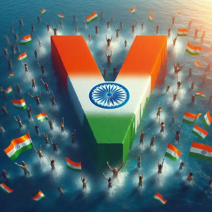 v name tiranga image-9 V Name Tiranga Image