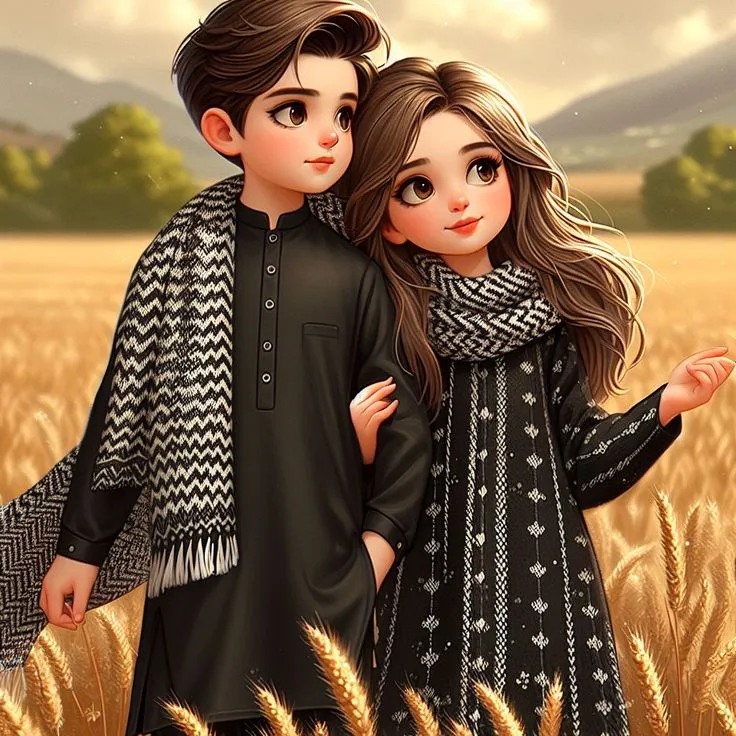 Couple Cartoon Dp