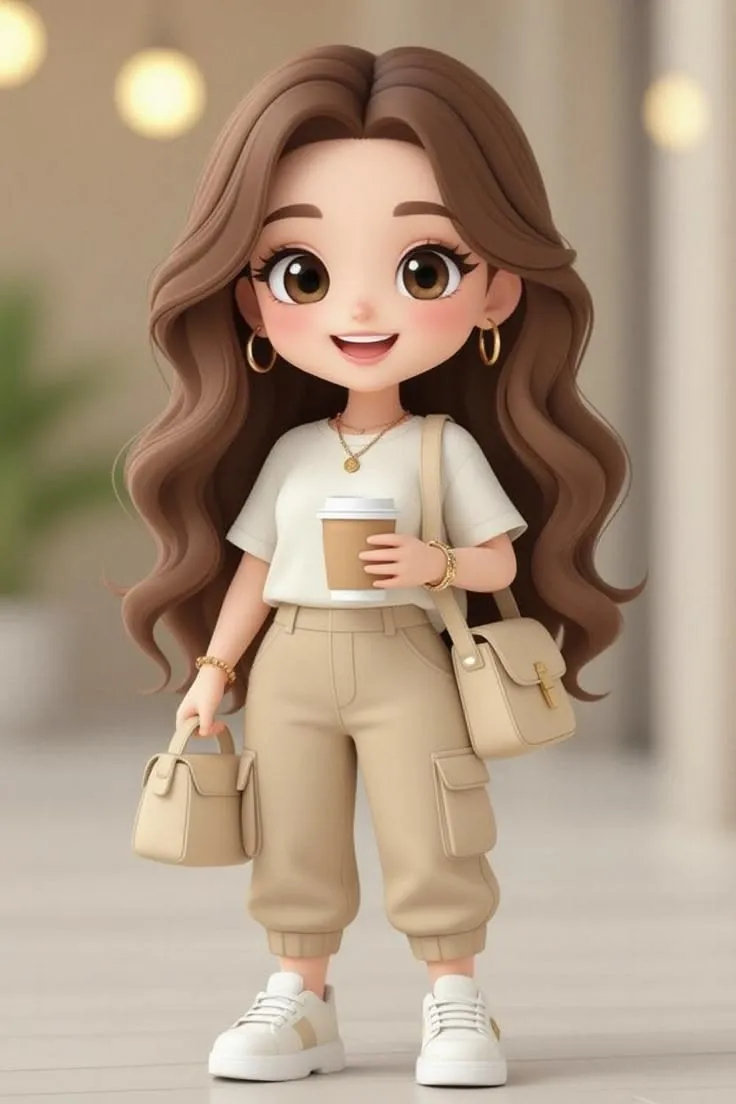 Cute Girl Dp Cartoon Cute Girl Dp Cartoon