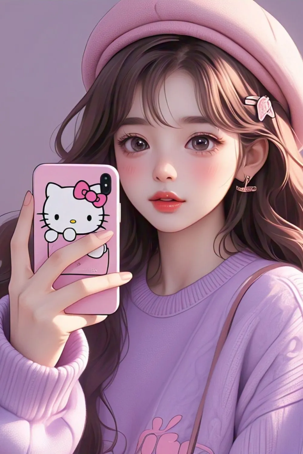 Cute Girl Pic Cartoon
