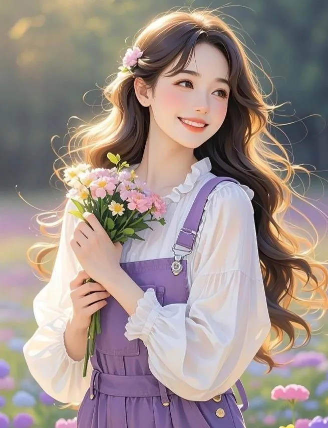 Cute Girl Pic Cartoon