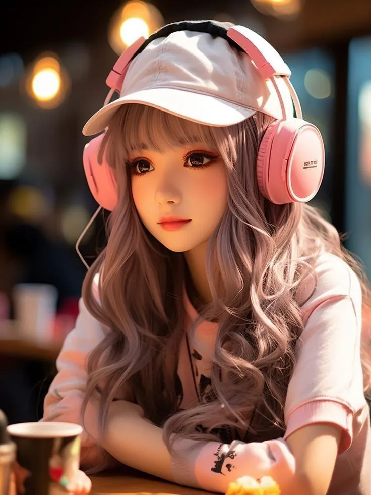 Cute Girl Pic Cartoon