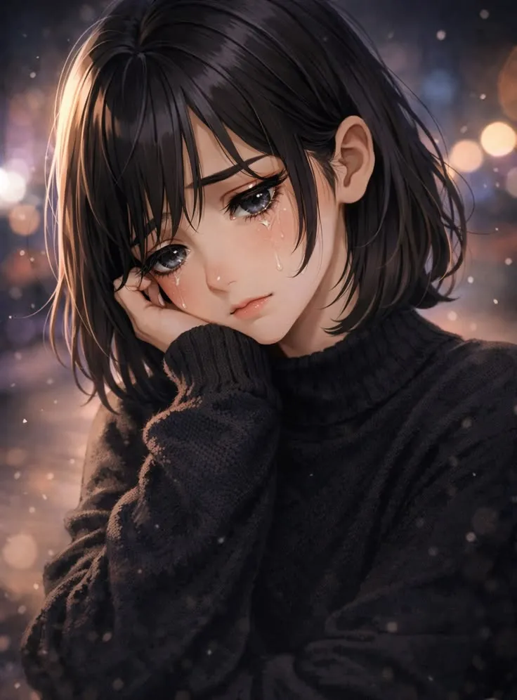 Sad Girl Cartoon Images