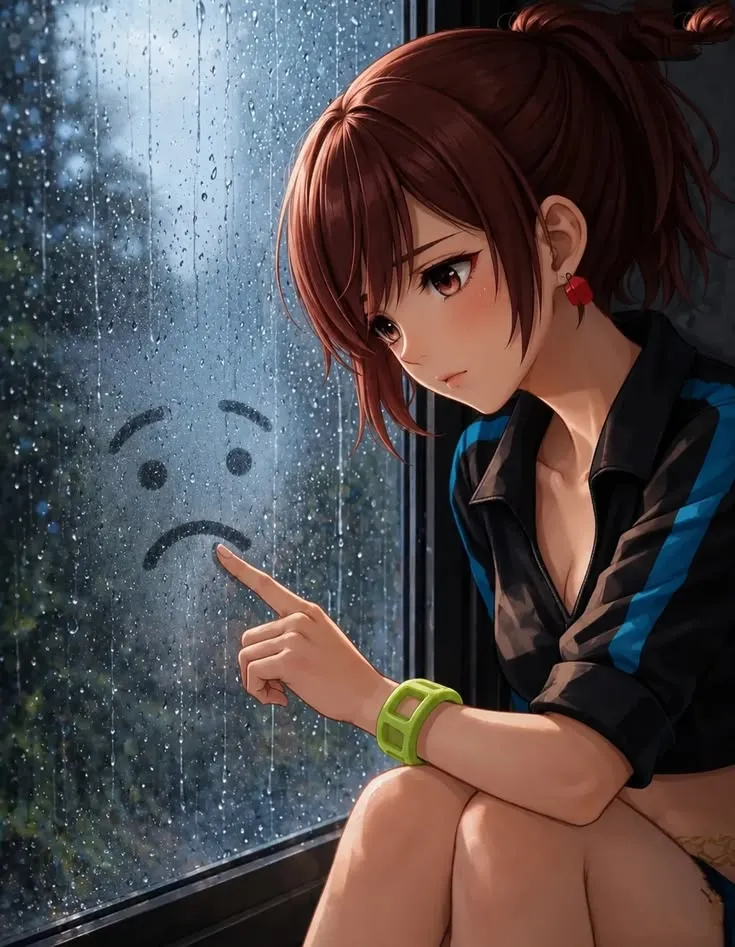 Sad Girl Cartoon Pic