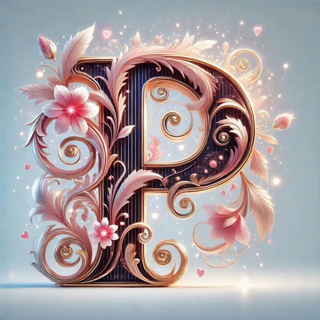 Stylish P Letter Images