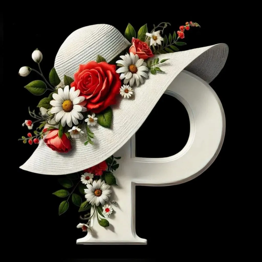 Stylish P Letter Picture