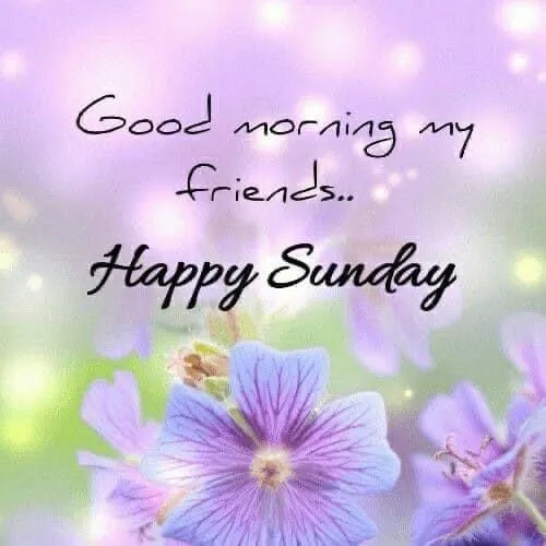 Sunday Good Morning Photo