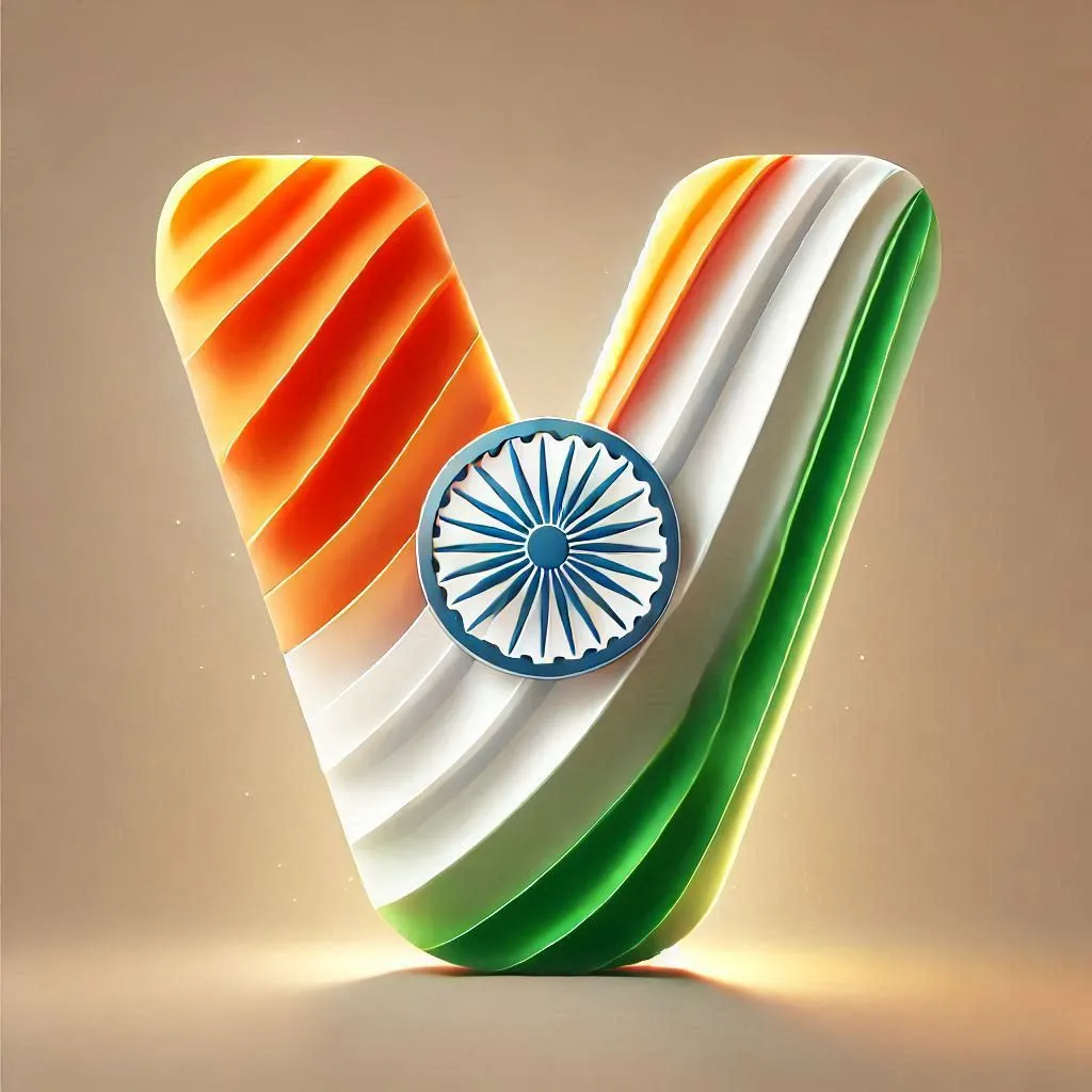 V Name Tiranga Photo